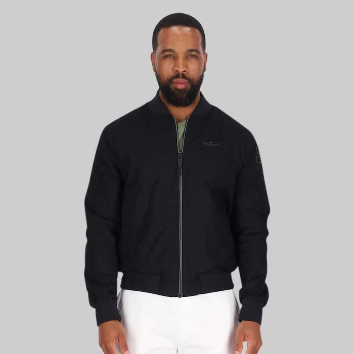 AER230BB-AERONAUTICA-JKT BACK PRINT BOMBER BLUE BLACK-AB2053CT3065-08346-V1