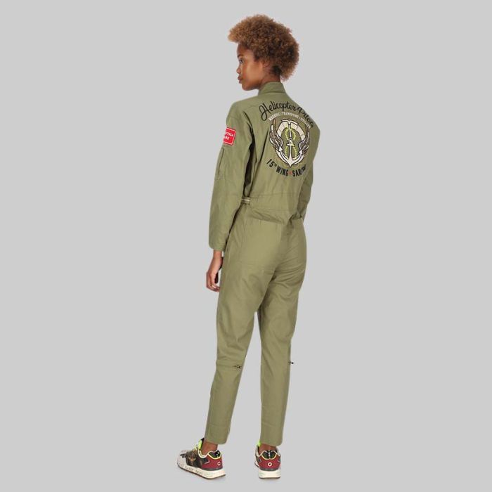 Aeronautica Militare Pilot Jump Suit Olive | Aeronautica