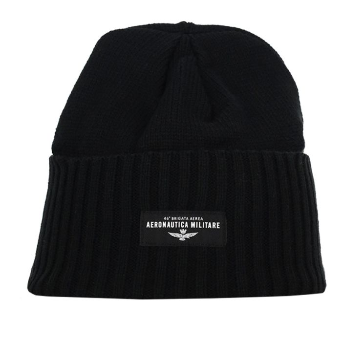 AER328JB-AERONAUTICA-WOVEN-BEANIE-JET-BLACK-CU059L520-34300-V1