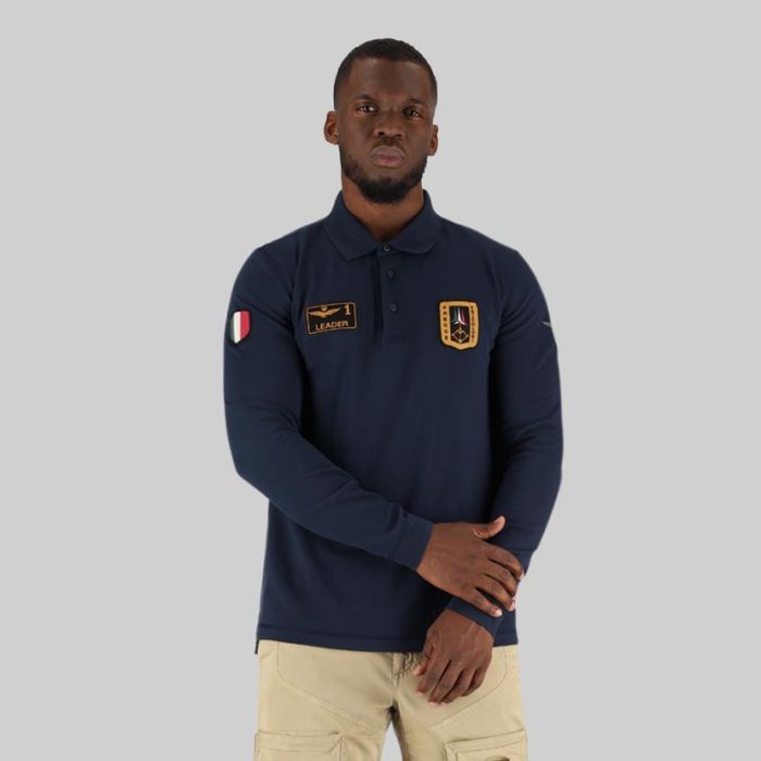 AER338DB-AERONAUTICA-BADGE L-S GOLFER-DARK BLUE-PO1721P192-08358-V1