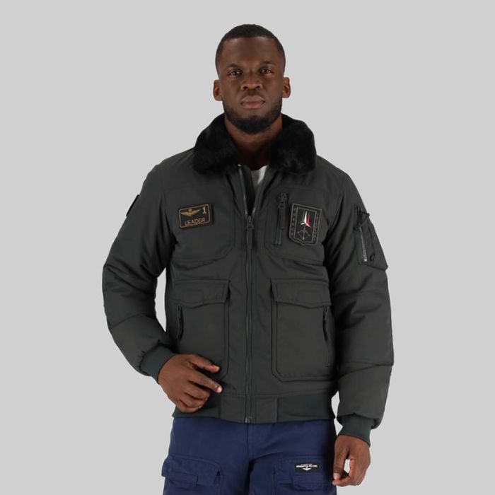 AER348DG-AERONAUTICA-JKT PILOT -DARK GREEN-AB2106CT3151-39295-V1