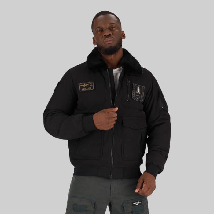 AER348JB-AERONAUTICA-JKT PILOT-JET BLACK-AB2106CT3151-34300-V1