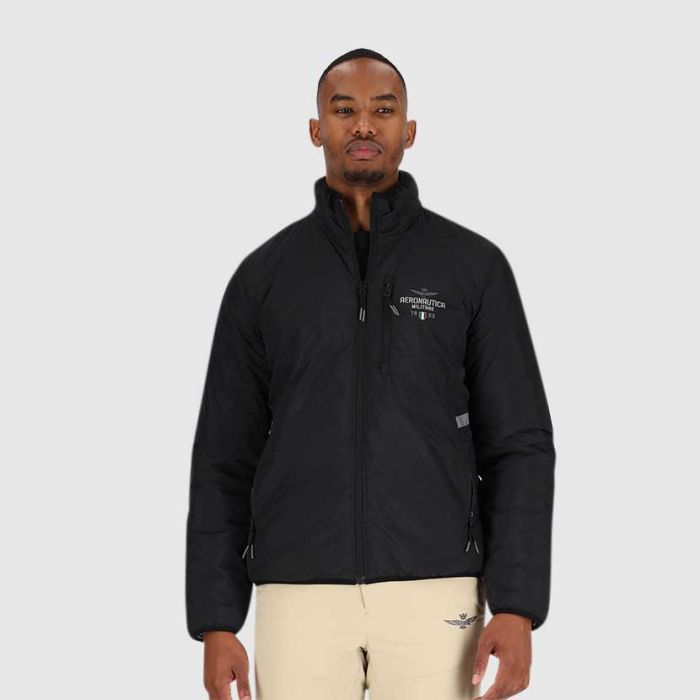 AER349JB-AERONAUTICA-SPORT JACKET-JET BLACK-AB2108CT3141-34300-V1