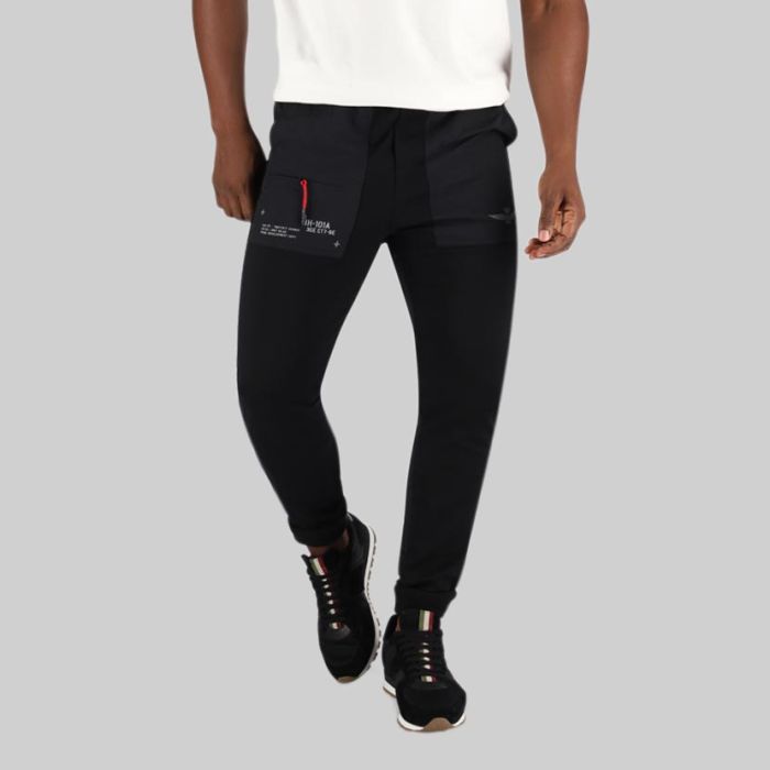 AER356B-AERONAUTICA-100 YEARS SWEAT PANTS-BLACK-PF916F530-0101-V1