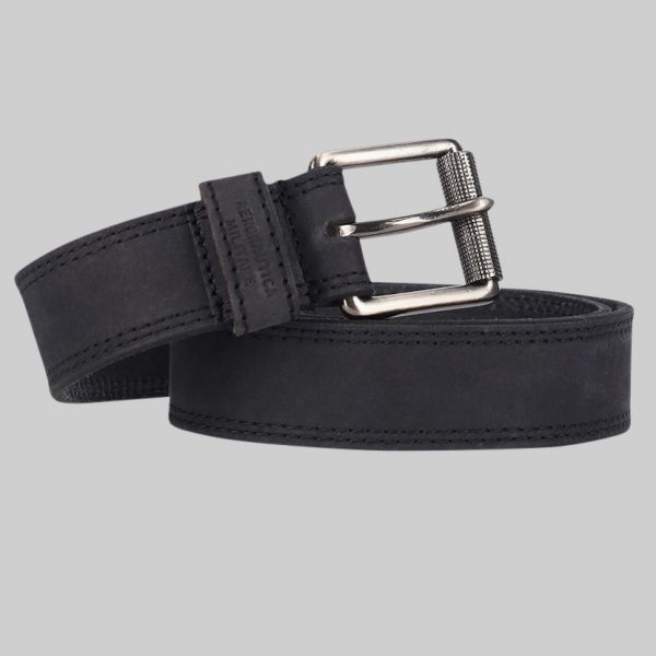 Aeronautica Militare Leather Belt Black