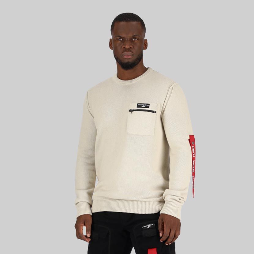 Aeronautica Militare Tap Sweater Ice | Aeronautica Militare